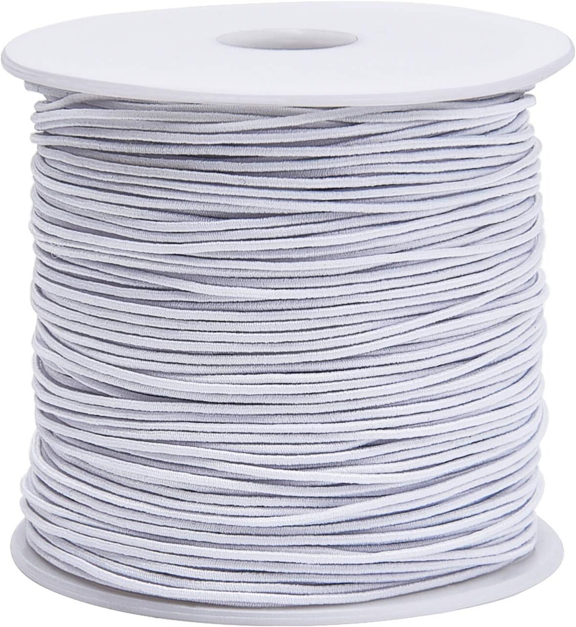 0.8 mm Elastic String Cord Thread Cords for Jewelry Making Bracelets Beading, 109 Yards, White